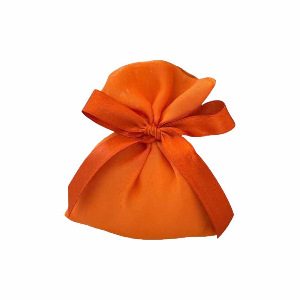 Sacchetto portaconfetti in chiffon made in italy Arancio
