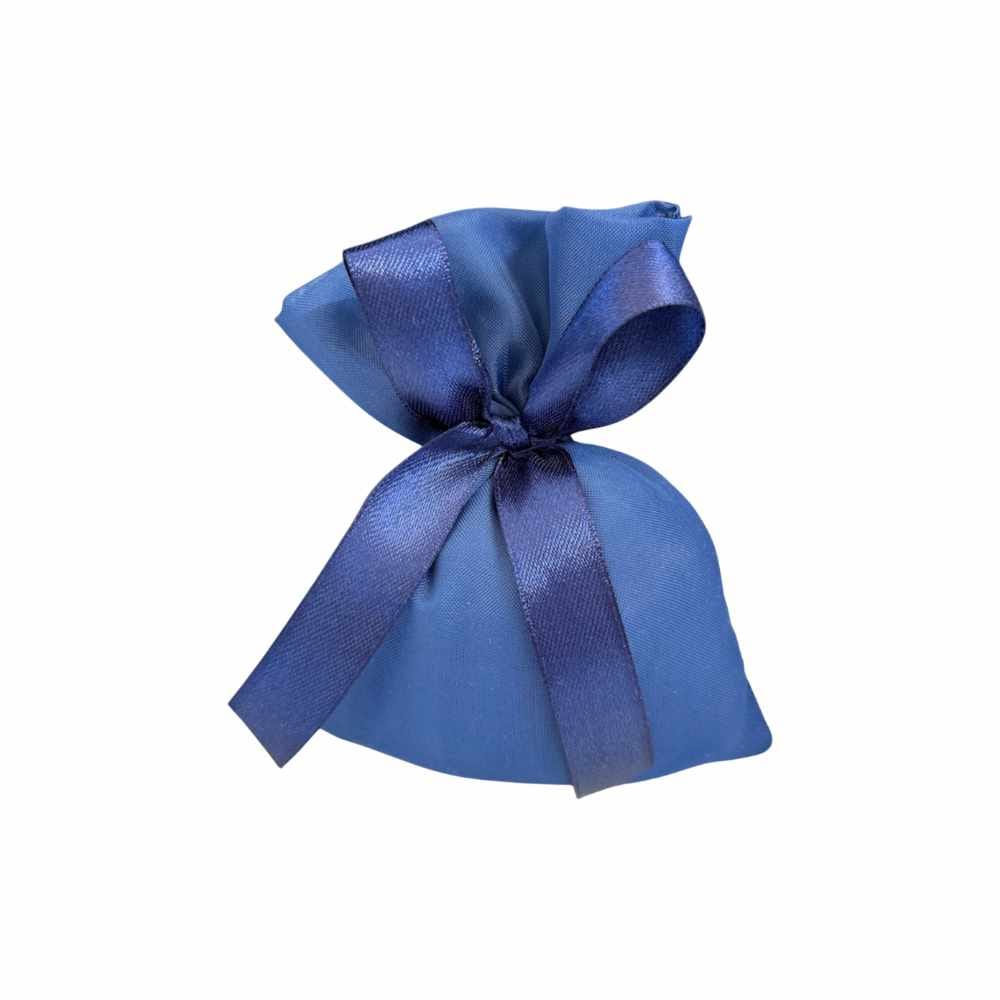 Sacchetto portaconfetti Chiffon Blu Made in Italy