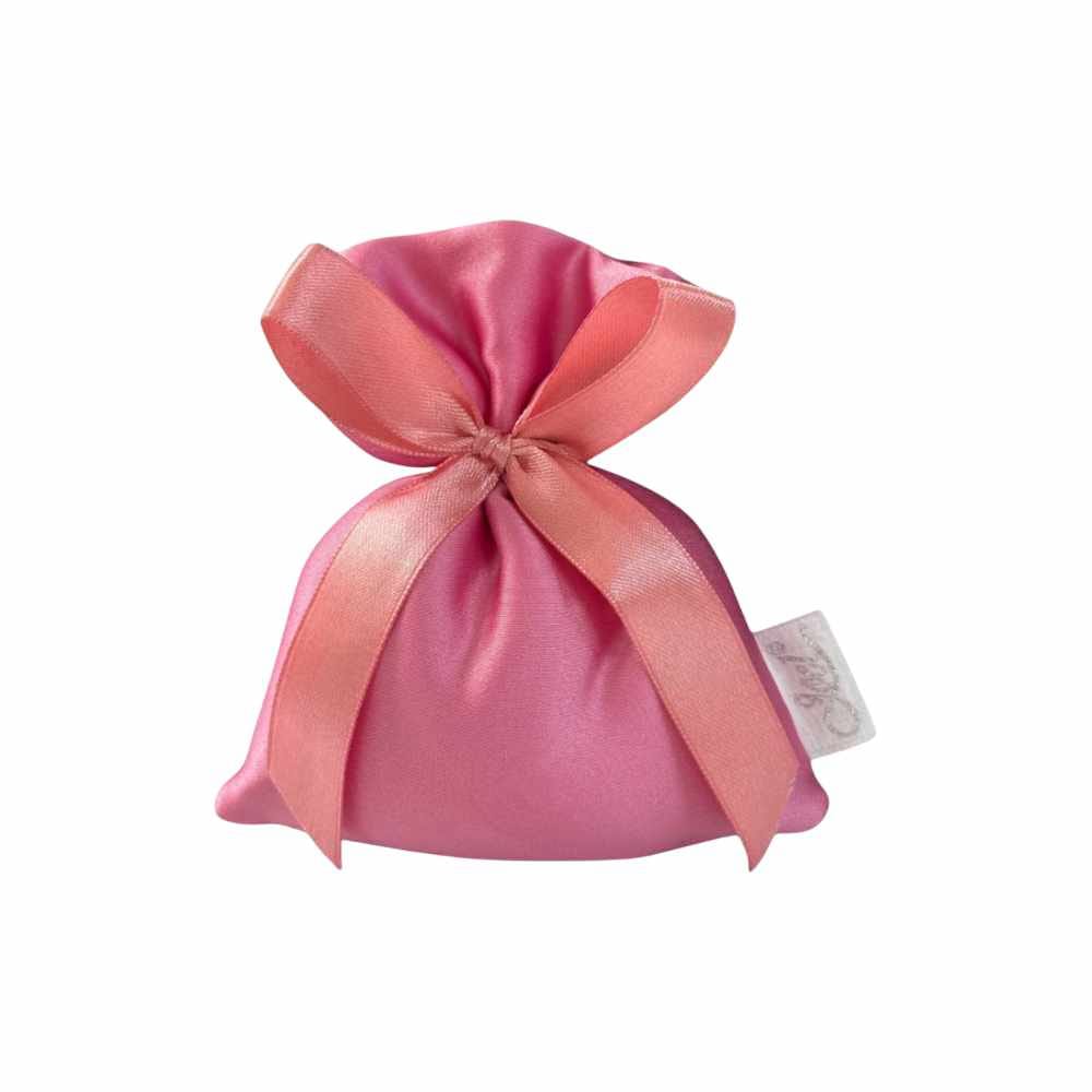 Sacchetto portaconfetti raso rosso made in italy