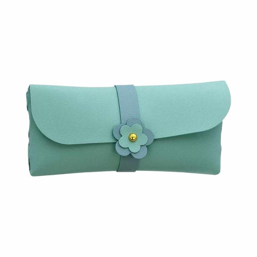 Bomboniera Astuccio Pochette Similpelle Turchese. Misure 19x9, accessorio elegante e raffinato ideale per ogni tipo di evento