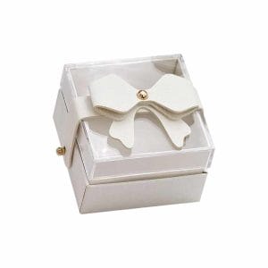 Scatola portaconfetti piccola panna