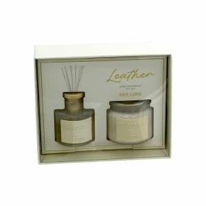 Bomboniera Cofanetto Candela e Diffusore White Flower