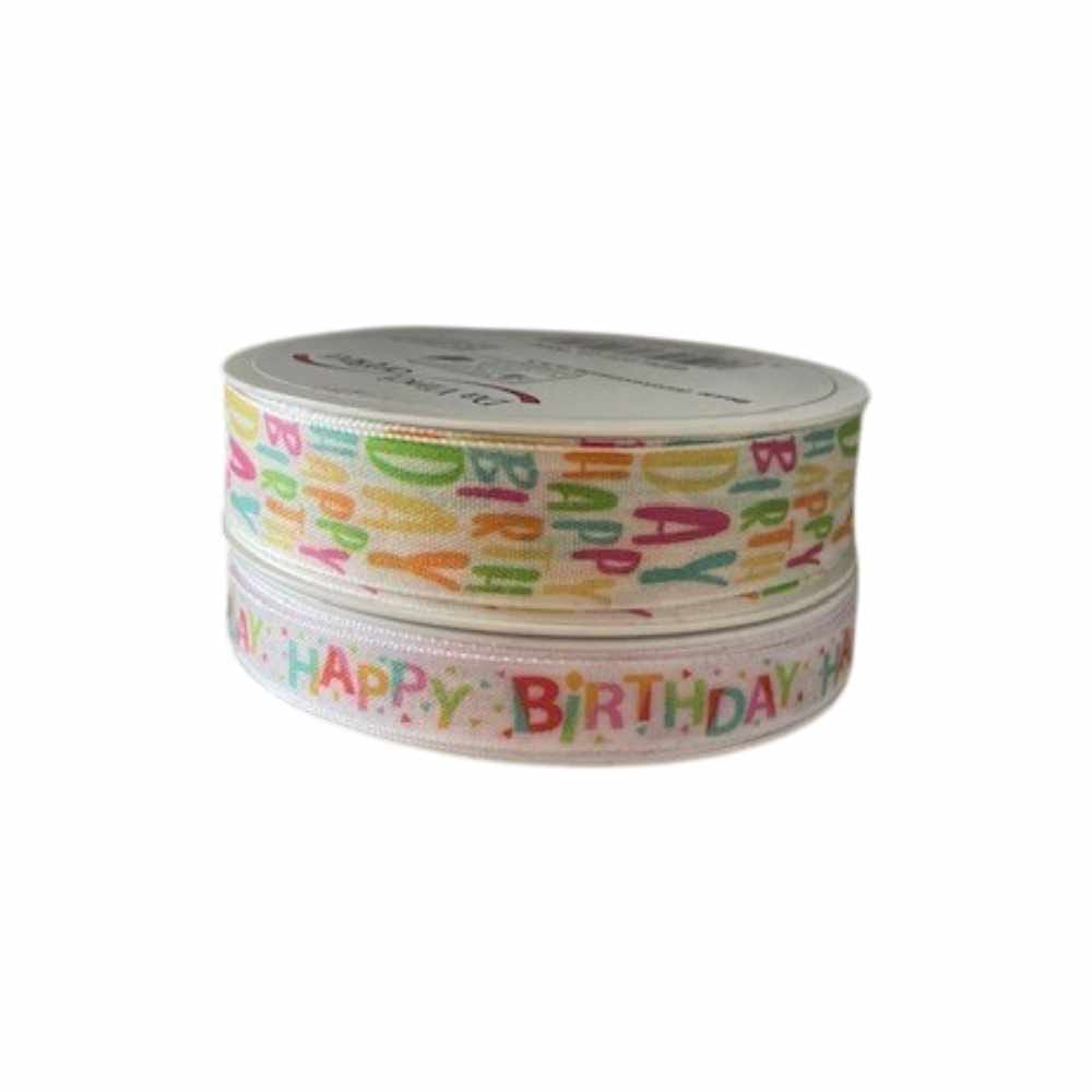 Nastro per compleanno altezza 25mm