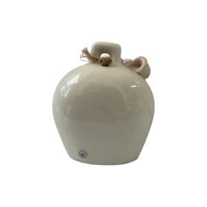 Bomboniera Campanella Decoro Fiori, Fiocco e Frase Grande