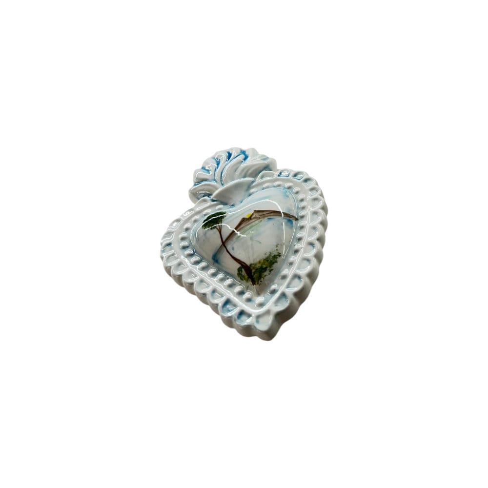 Cuore grande con decoro Napoli. misure 13x19cm