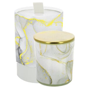 Candela con coperchio completa di scatola