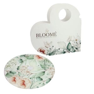 Tagliere girevole Bloomè Botanic ortensie verde diametro 25 con astuccio
