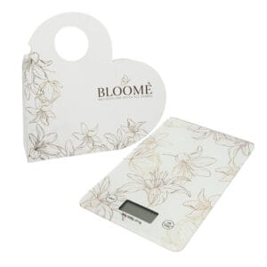 Bilancia rettangolare vetro 15×22 con astuccio Giglius