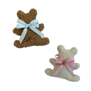 Bomboniera Teddy artigianale per nascita e battesimo personalizzato