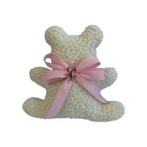 Bomboniera Teddy artigianale per nascita e battesimo personalizzato